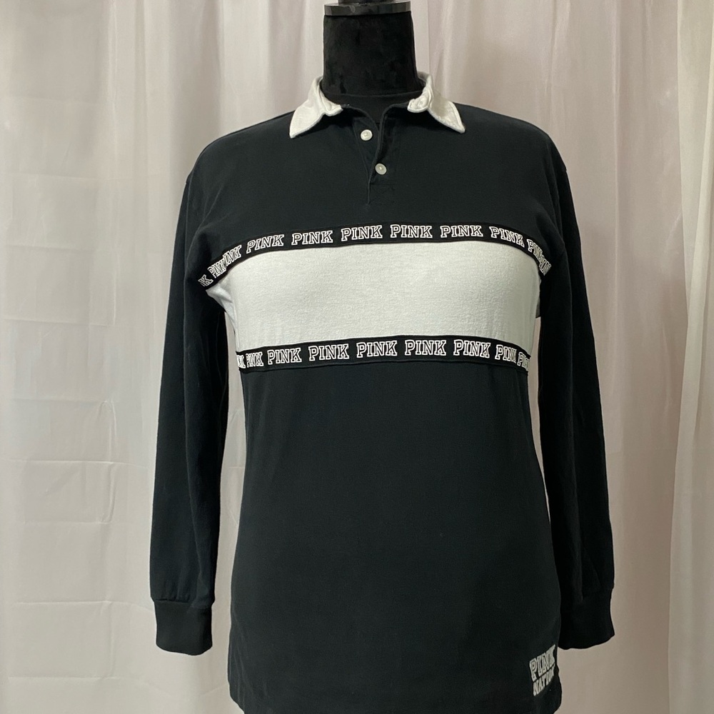 PINK Victoria's Secret 100% Cotton Long Sleeve Top